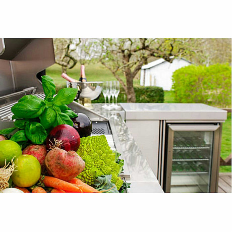 Myoutdoorkitchen -  Fristående Kylskåp classic line stainless 304SS