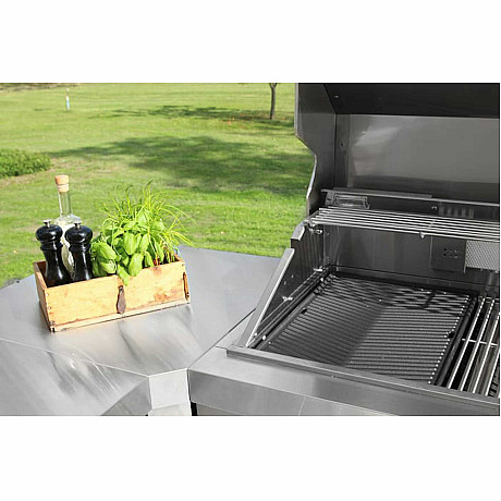 Myoutdoorkitchen -  Hörnmodul classic line stainless 304SS 90° för utekök