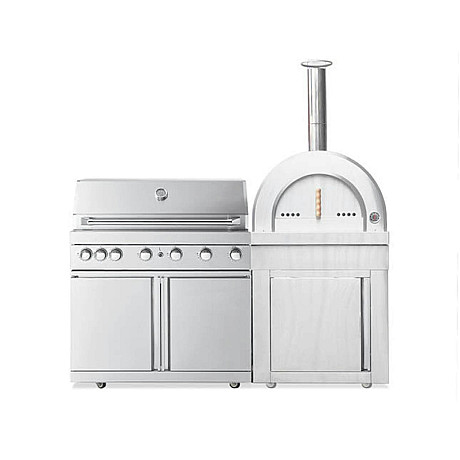 Myoutdoorkitchen - Vedeldad Pizzaugn classic line stainless modul