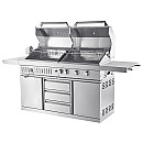 Myoutdoorkitchen - Stainless Collection - Fristående Gasol- och Kolgrill