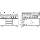 Myoutdoorkitchen - Stainless Collection - Fristående Gasol- och Kolgrill