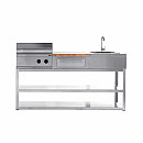 Myoutdoorkitchen -  Basmodul nordic line 180 cm för 3 moduler