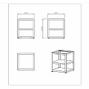 Myoutdoorkitchen -  Basmodul nordic line 60 cm