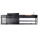 Myoutdoorkitchen - Gasolgrill nordic line, Svart (5 Burners)