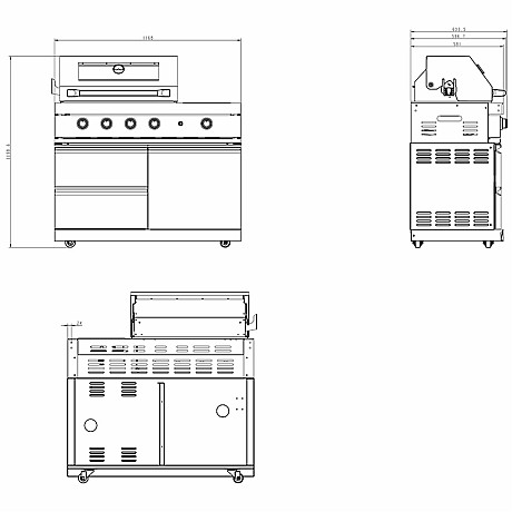 Myoutdoorkitchen -  Utekök Pure Compact Stainless