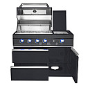 Myoutdoorkitchen -  Utekök Pure Plus Svart