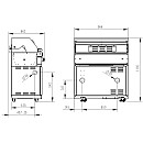 Myoutdoorkitchen - Gasolgrill classic line stainless 304SS med 6 Brännare