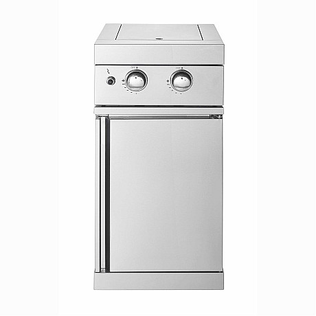 Myoutdoorkitchen -  Modul med dubbla sidobrännare, Rostfri för utekök