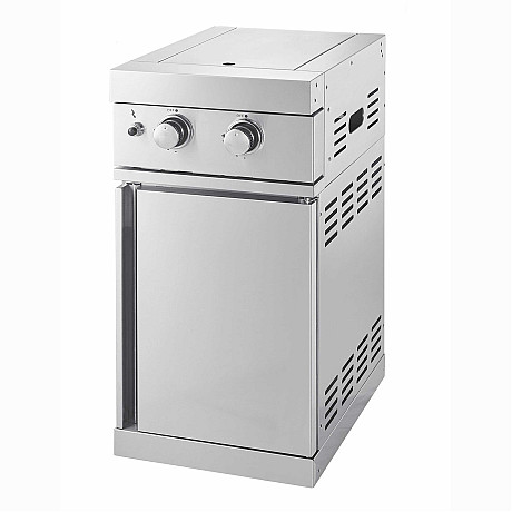 Myoutdoorkitchen -  Modul med dubbla sidobrännare, Rostfri för utekök