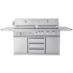 Myoutdoorkitchen - Stainless Collection - Fristående Gasol- och Kolgrill