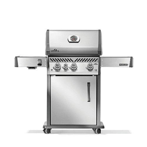 Napoleon gasolgrill rogue pro 425, 3+1 brännare, sidobord, redskapskrokar
