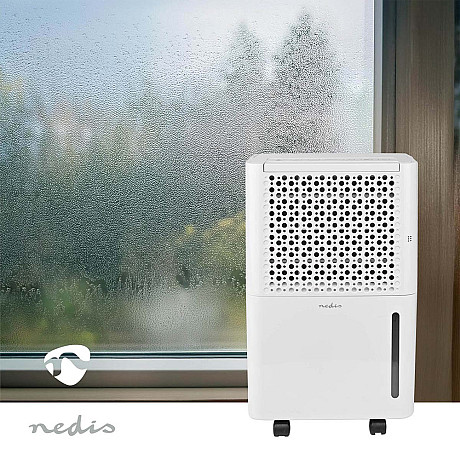 Nedis - DEHU10WT Luftavfuktare 10 l/Dag 100 m³/h