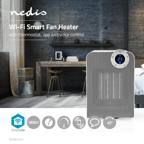 Nedis - Smart värmefläkt med Wi-Fi Nedis - Smart värmefläkt med Wi-Fi