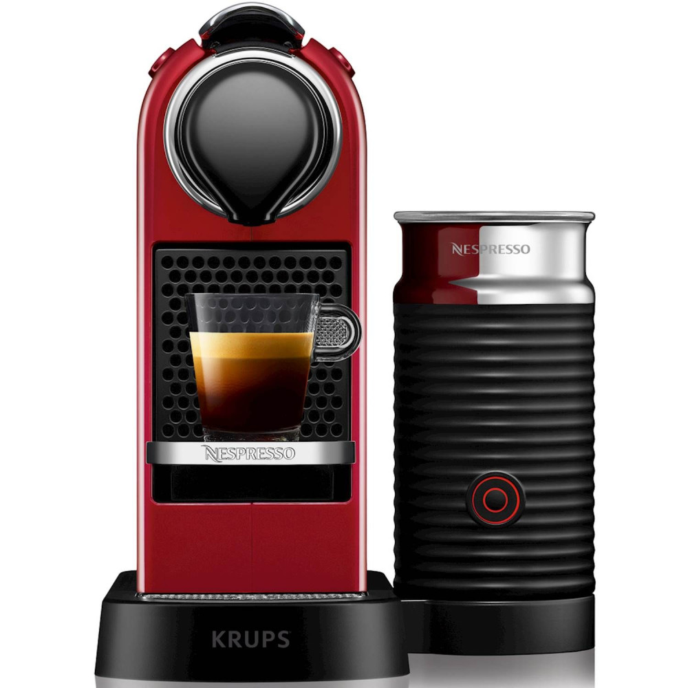 Kapselmaskin Nespresso - Citiz and Milk Röd - snabb leverans!