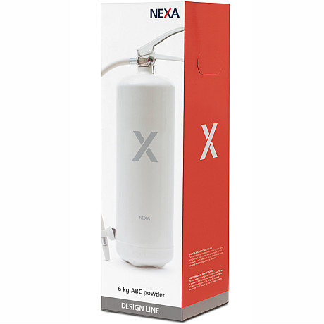 Nexa - Brandsläckare Vit 6kg 43A