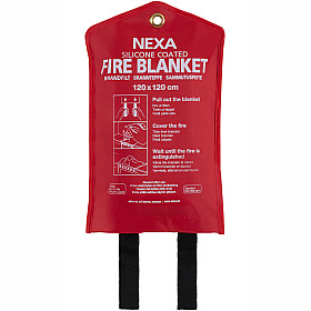  Nexa - FB-120 RM Brandfilt Silikon Röd 120x120 cm
