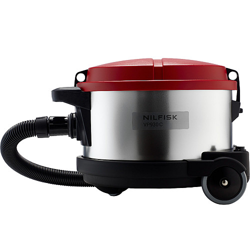 Nilfisk grovdammsugare vp930 c - hepa13 silence proffsdammsugare - röd, motoreffekt 760 w (energimärkning b)