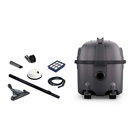 Nilfisk - Thor R - Proffsdammsugare med påse - Svart, Kraftfull 750 W motor med hög sugförmåga