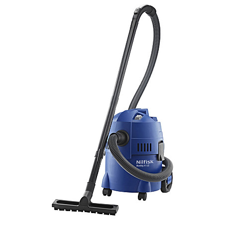 Nilfisk - Buddy II 12L  - Blå, 1200 W motor för stark sugkraft