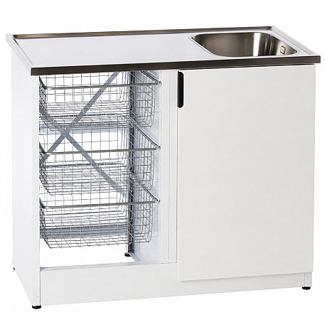 Nimo - TB 1000 HT Tvättbänk höger, Vit