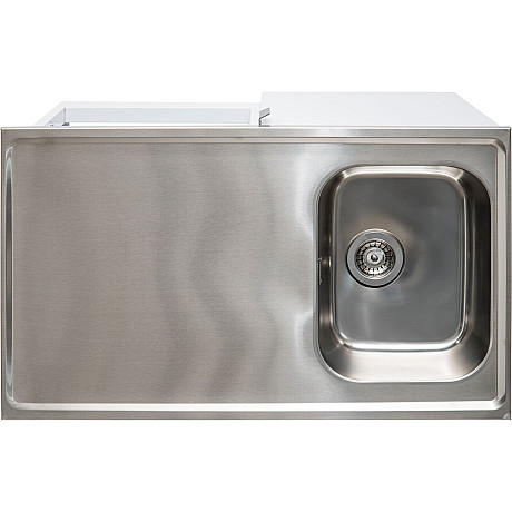 Nimo - LB 100 HT Tvättbänk vänster, Vit