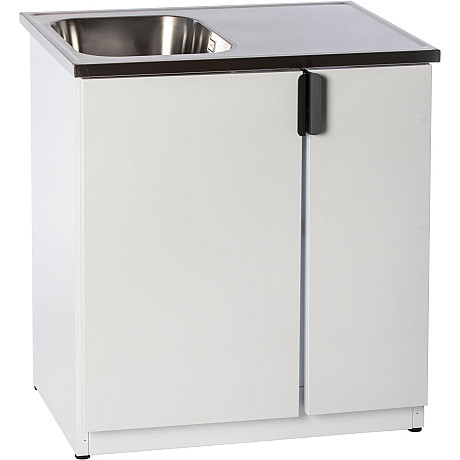 Nimo - LB 100 T Tvättbänk vänster, Vit