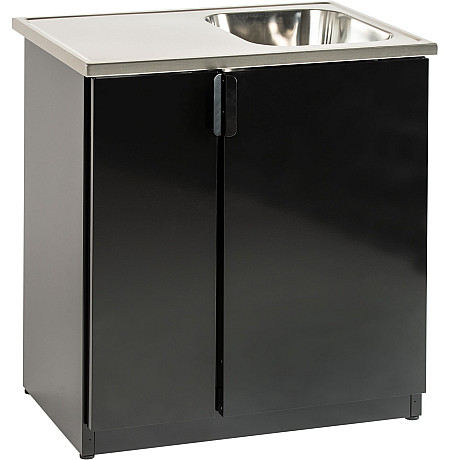 Nimo - TB 800 T Tvättbänk höger, Svart