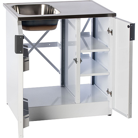 Nimo - TB 800 T Tvättbänk höger, Vit