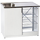 Nimo - 54032002 Trådkorg 436x494x175, Svart
