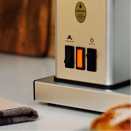 OBH Nordic - Blooming Prime kaffemaskin, Silver