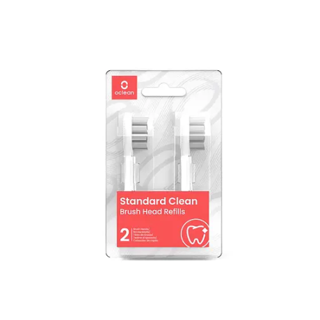 Oclean - Borsthuvud 2 st Vit Oclean - Borsthuvud 2 st Vit