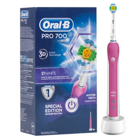 Oral-B Pro - 700 3D White Pink