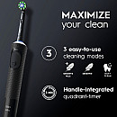 Oral-B - Svart - Tre lägen och sensitive plus