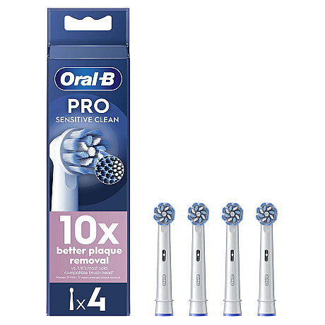 Oral-B - Vit - Sensitive clean-huvuden x-strån