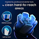 Oral-B - Svart - iO-borsthuvuden 16° strån och indikator