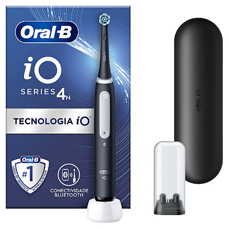 Oral-B - Svart - iO-teknik gum guard fyra lägen