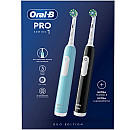 Oral-B - Svart/blå - 3d-rengöring och trycksensor