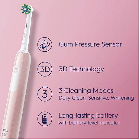 Oral-B - Rosa - Tre lägen och led-indikator