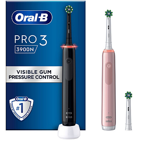 Oral-B - Svart - 360° tryckkontroll och 3d-rengöring