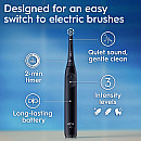 Oral-B - Svart - Mikrovibrationer och tre intensiteter