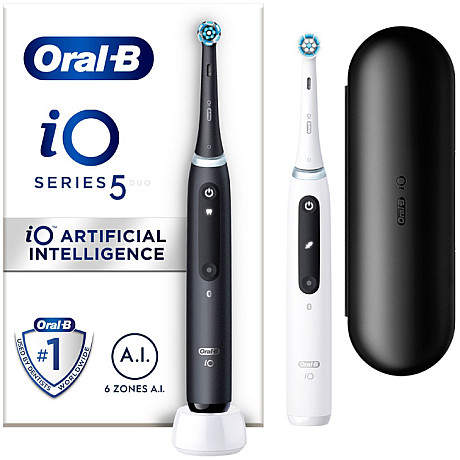 Oral-B - Svart/vit - Trycksensor och appstyrning