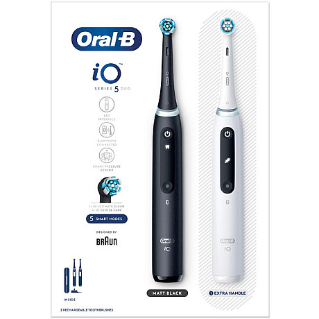 Oral-B - Svart/vit - Trycksensor och appstyrning