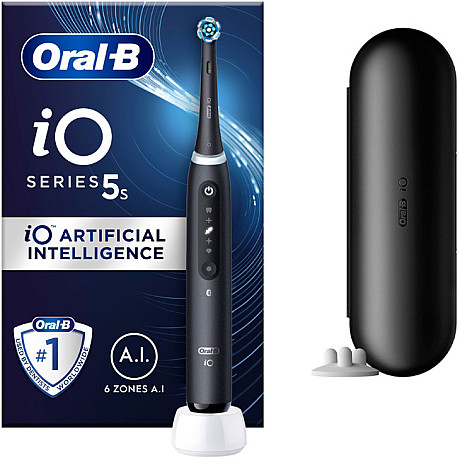 Oral-B - Mattsvart - Ai-teknik och tryckkontroll