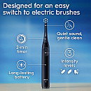 Oral-B - Svart - Tre intensiteter och automatisk tryckkontroll