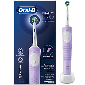 Eltandborste Oral-B - Lila - Sensitive plus och 2d-rörelser