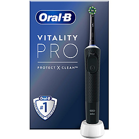 Eltandborste Oral-B - Svart - Tre lägen och sensitive plus