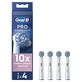Tillbehör eltandborste Oral-B - Vit - Sensitive clean-huvuden x-strån