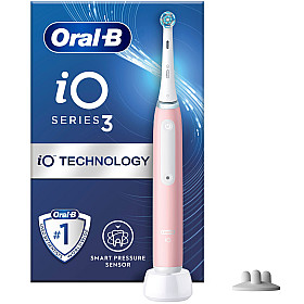 Eltandborste Oral-B - Rosa - iO-teknik och tre lägen