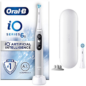 Eltandborste Oral-B - Grå - iO-modell med mikrovibrationer och display