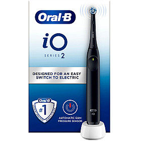 Eltandborste Oral-B - Svart - Tre intensiteter och automatisk tryckkontroll